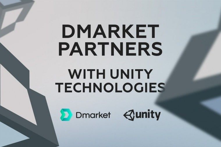World's Most Widely-Used Real-Time 3D Development Platform, Unity Technologies partners with DMarket