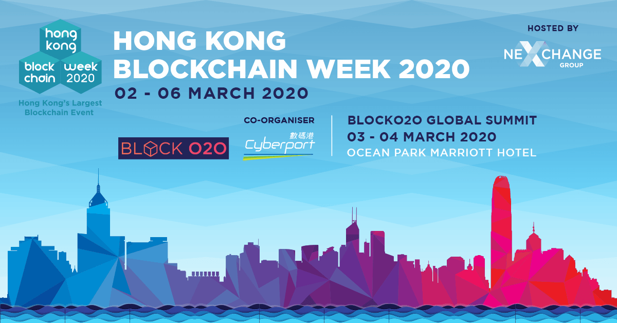 Tomorrow begins Hong Kong Blockchain Week 2020(postponed to 28-30.9.2020)
